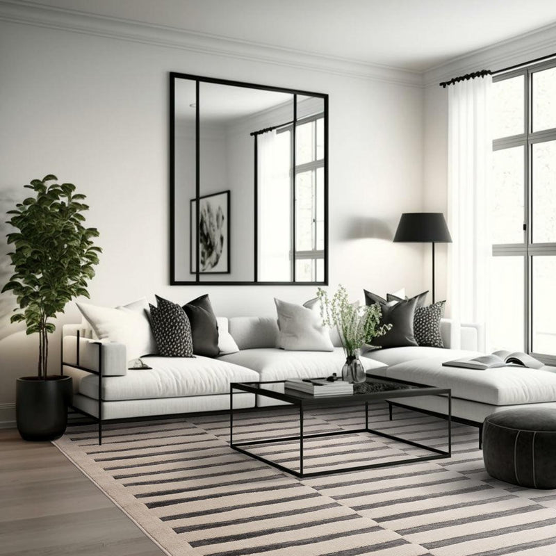 Build Rug - Ivory and Charcoal