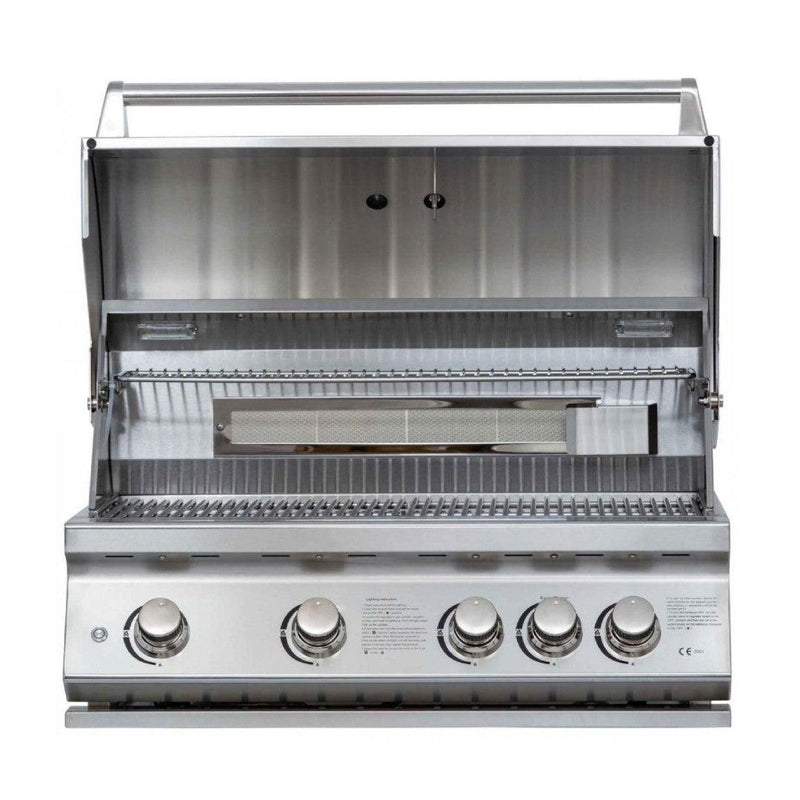 Burford 4 Burner Built in BBQ with Rotisserie & Cover - Whistler Grills