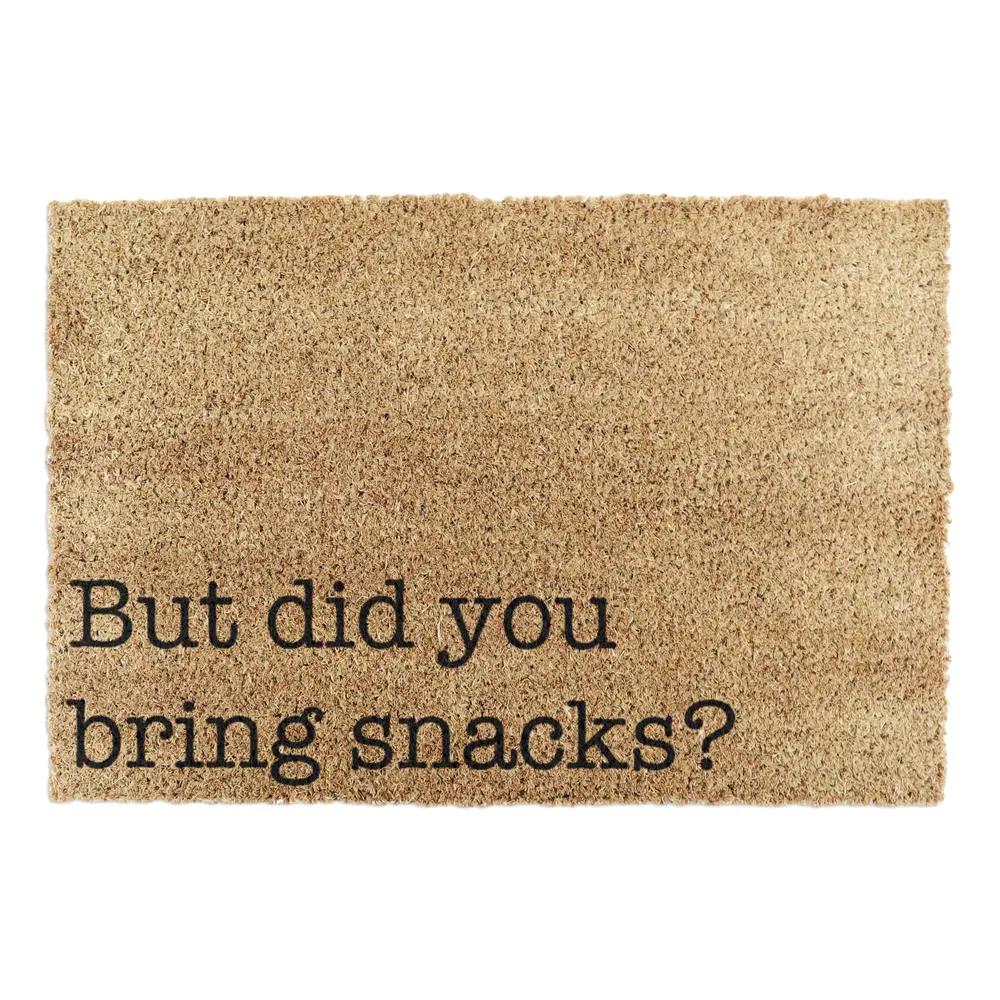But Did You Bring Snacks Doormat