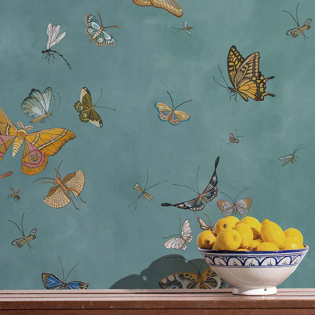 Butterflies Wallpaper - Alma Collection - Josephine Munsey
