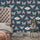 Butterfly Effect Wallpaper - Navy - Brand Mckenzie
