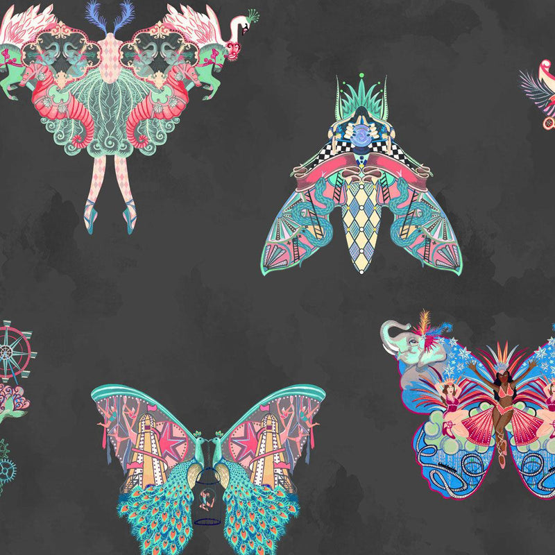 Butterfly Effect Wallpaper - Noir - Brand Mckenzie