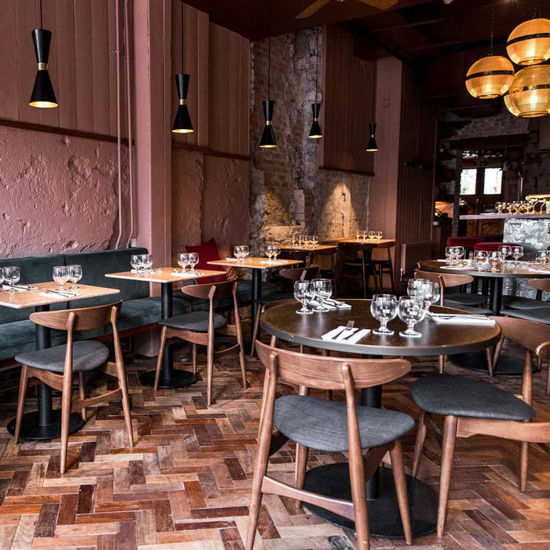 Cairo Contemporary Pendant Light - Black & Brass