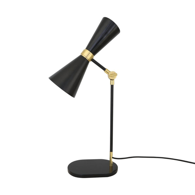 Cairo Mid-Century Brass Table Lamp