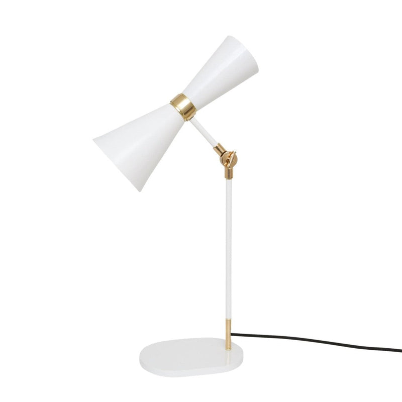 Cairo Mid-Century Brass Table Lamp