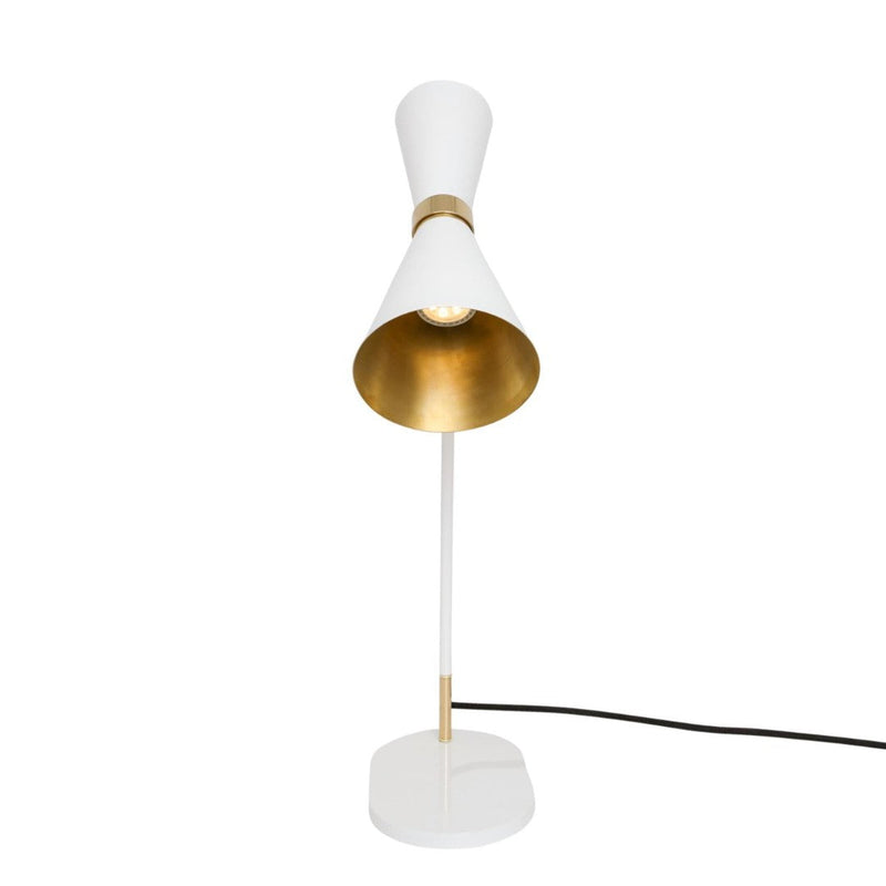 Cairo Mid-Century Brass Table Lamp