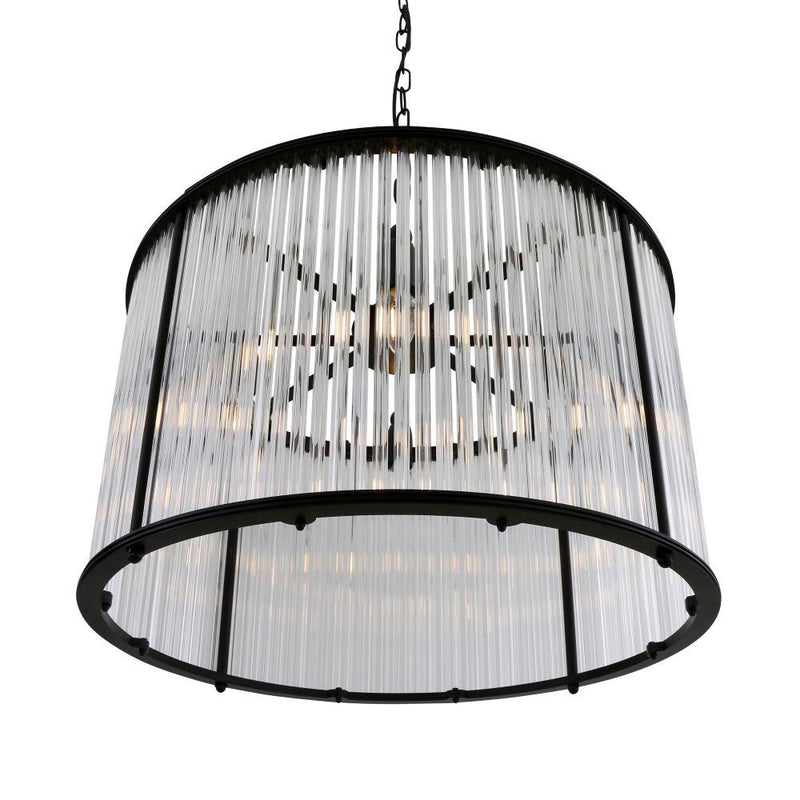 Caledon Grand Chandelier with Glass Rods - Mullan Lighting