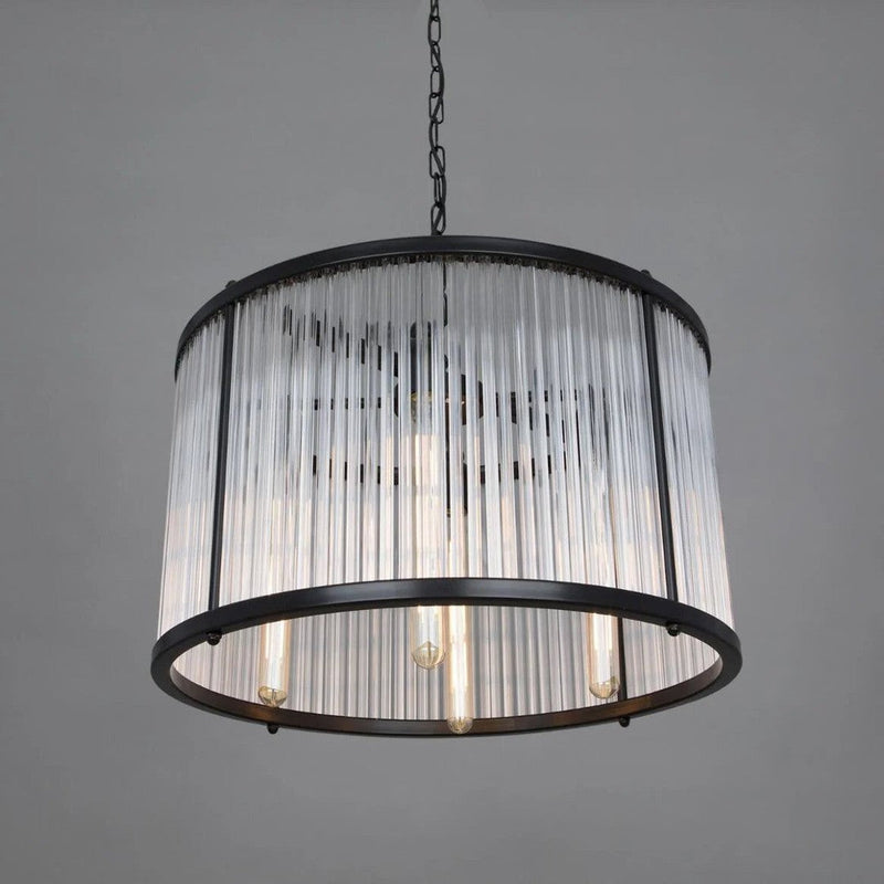 Caledon Grand Chandelier with Glass Rods - Mullan Lighting