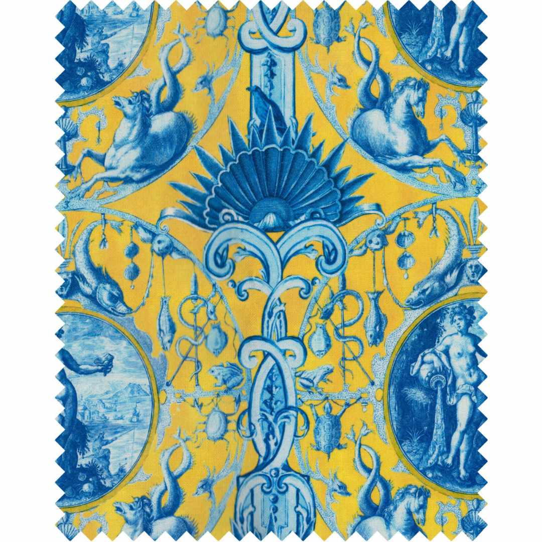 Calypso 100% Linen Fabric - MINDTHEGAP