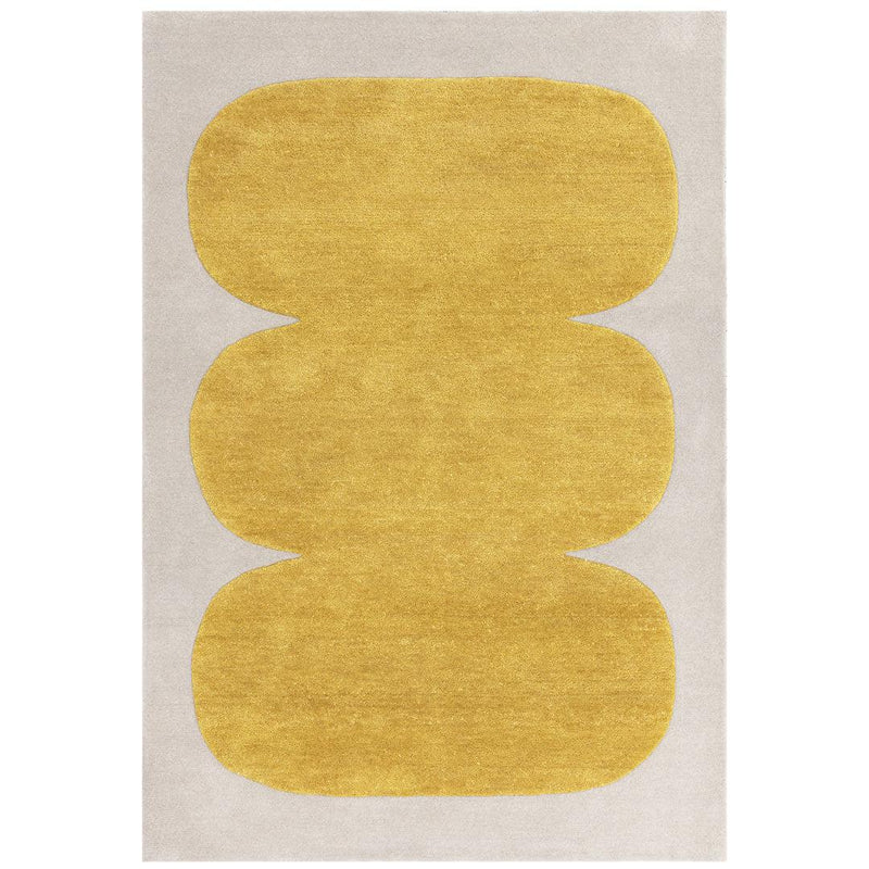 Canvas Sculpt Mustard Rug