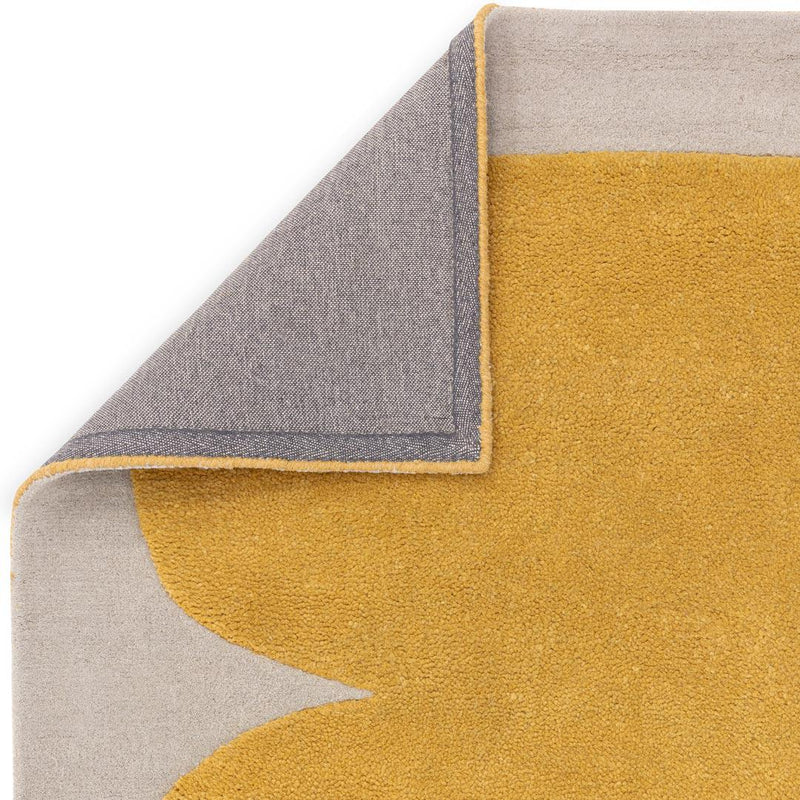 Canvas Sculpt Mustard Rug