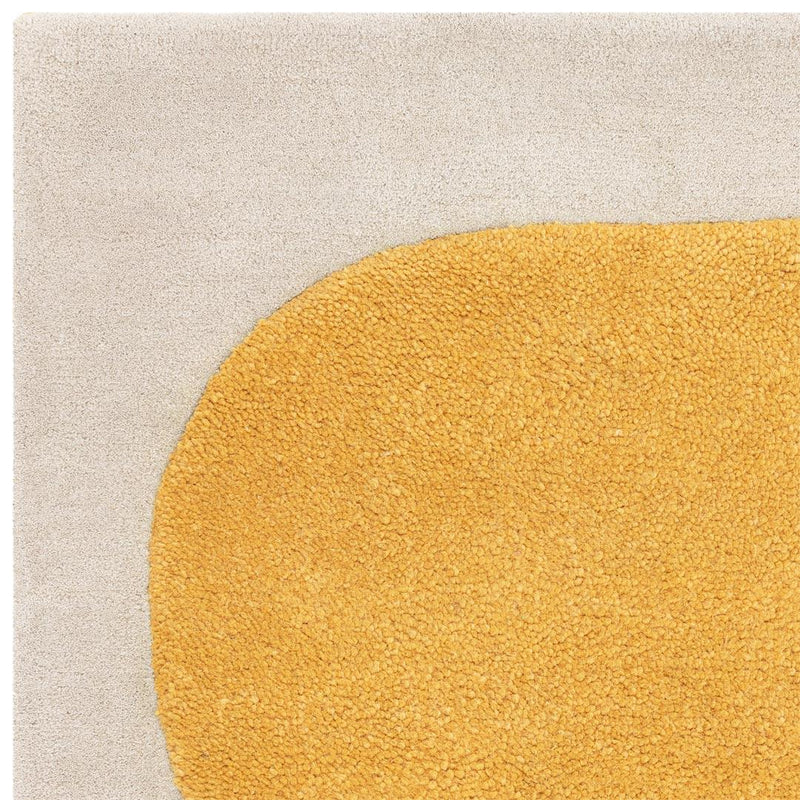 Canvas Sculpt Mustard Rug