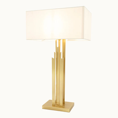 Carrick Pale Gold Finish Table Lamp - RV Astley