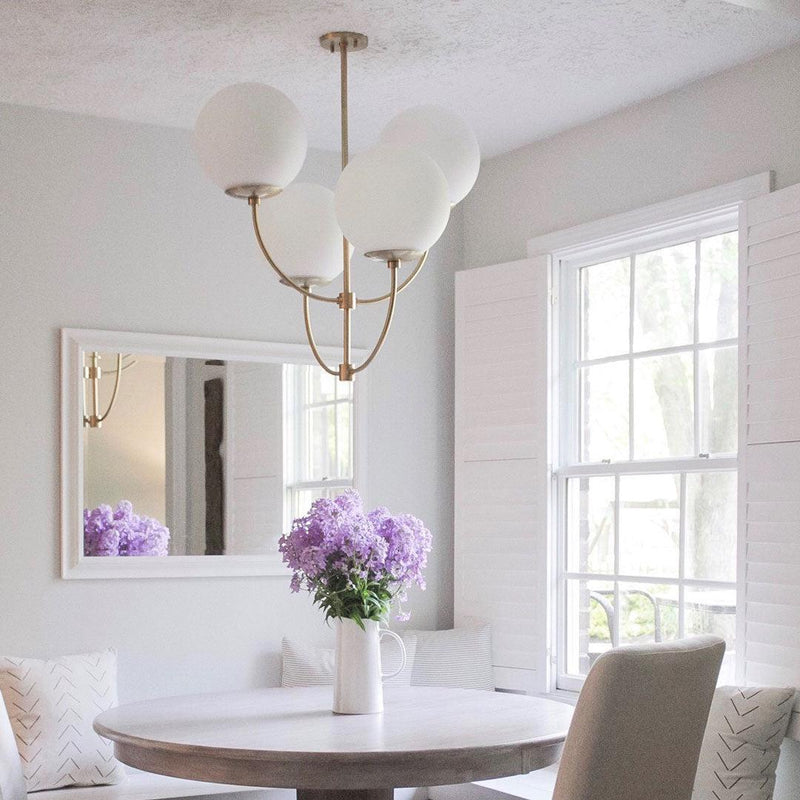 Carrie Chandelier -Aged Brass - Hudson Valley Lighting