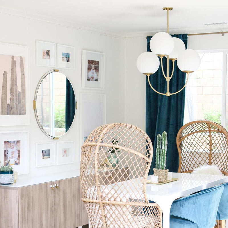 Carrie Chandelier -Aged Brass - Hudson Valley Lighting