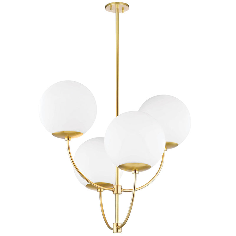 Carrie Chandelier -Aged Brass - Hudson Valley Lighting