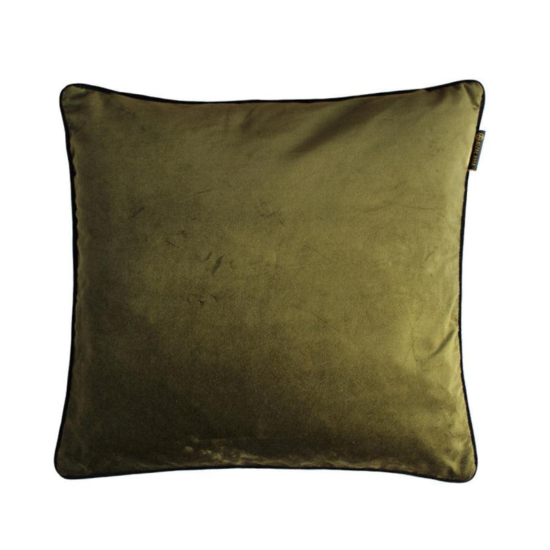 Caspian Tigress Piped Velvet Cushion Cover