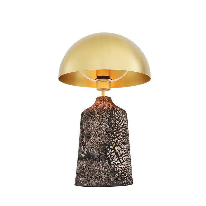 Cassia Tall Ceramic Table Lamp - Black - Mullan Lighting