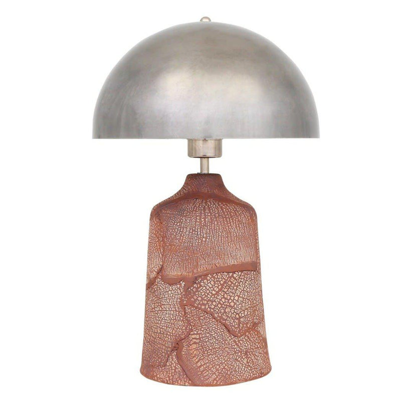 Cassia Tall Ceramic Table Lamp - Red - Mullan Lighting