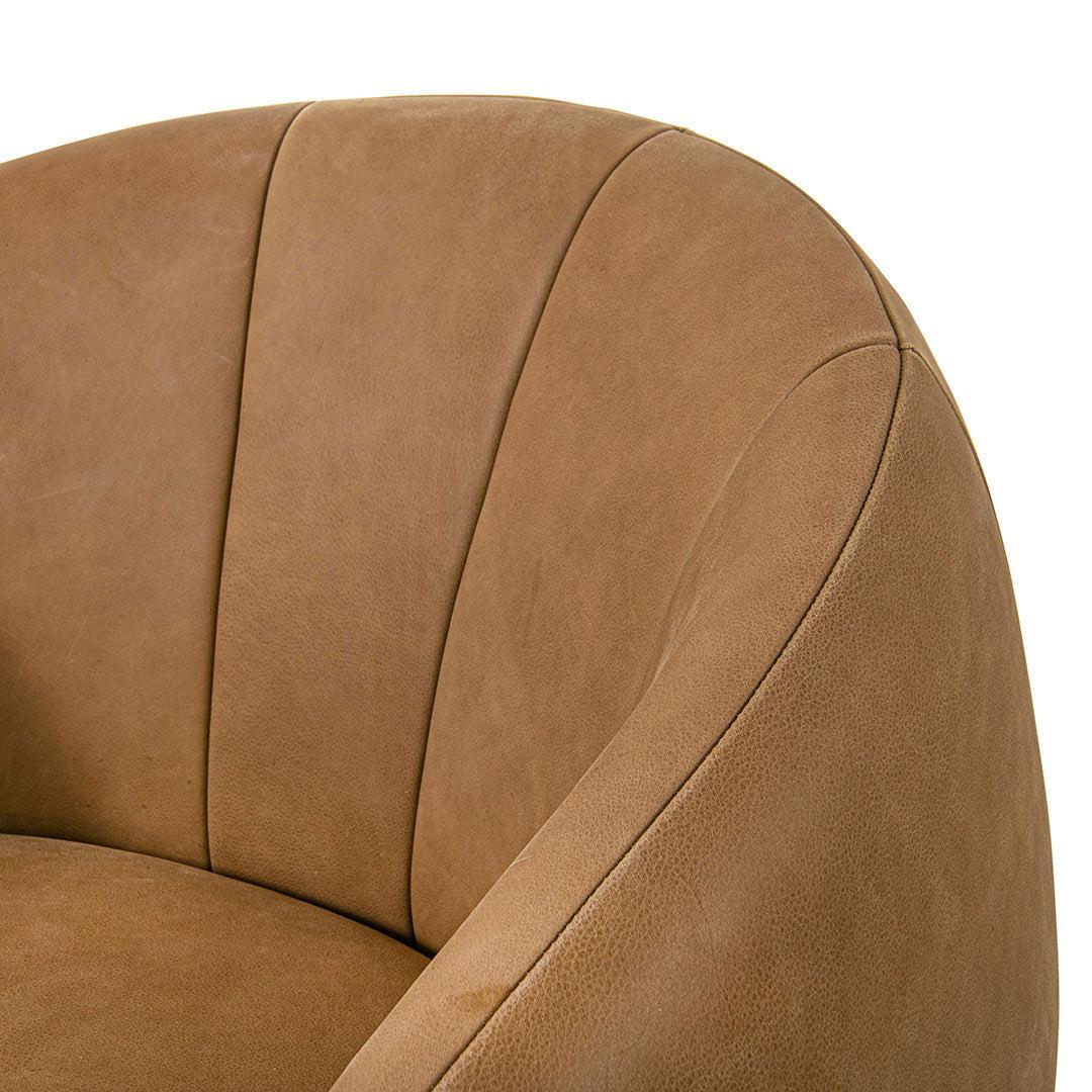 Chalain Caramel Finish Swivel Chair - RV Astley