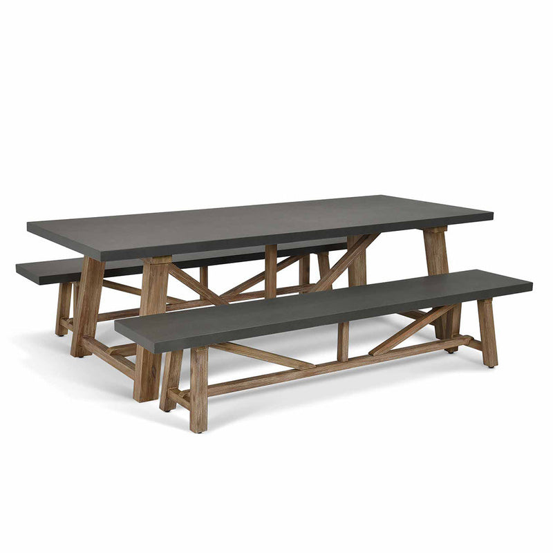 Chilford Table & Bench Set