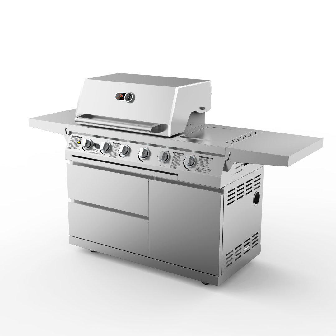 Cirencester 4 Burner Gas Grill & BBQ - Whistler Grills