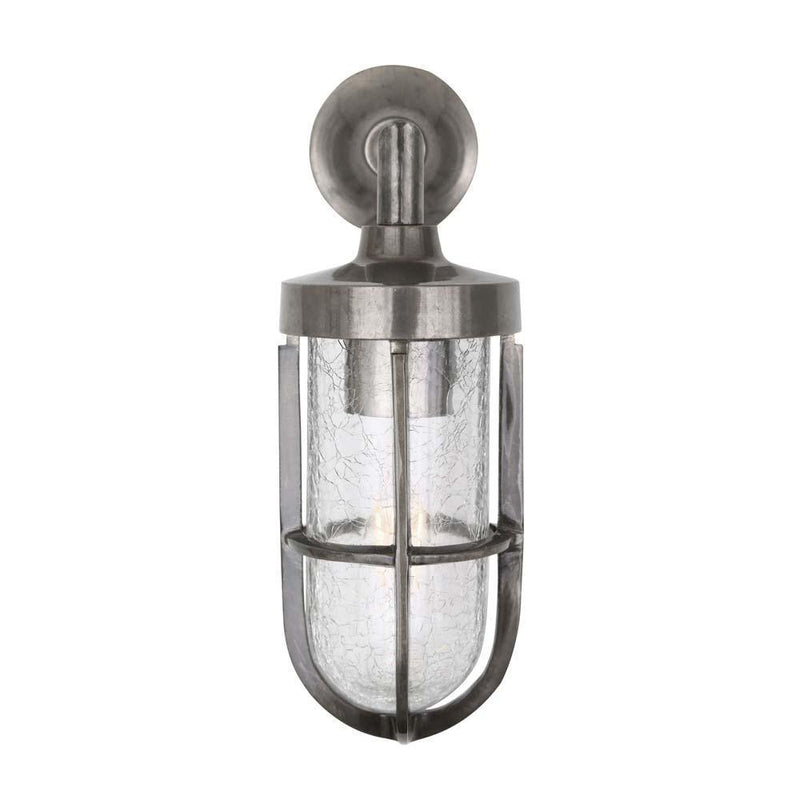 Cladach Well Outdoor Wall Light - Antique Silver