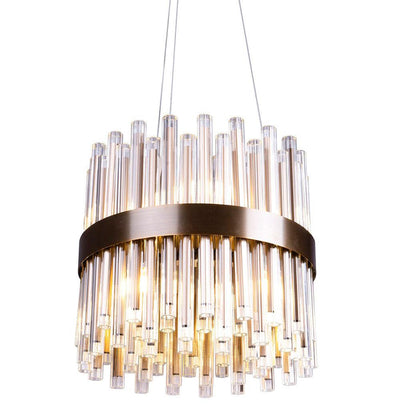 Colmar 40cm Chandelier - Antique Brass - RV Astley