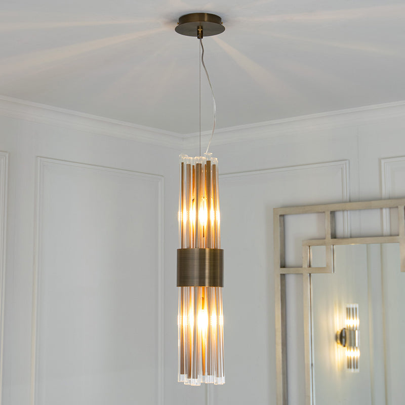 Colmar Pendant Light - Antique Brass - RV Astley