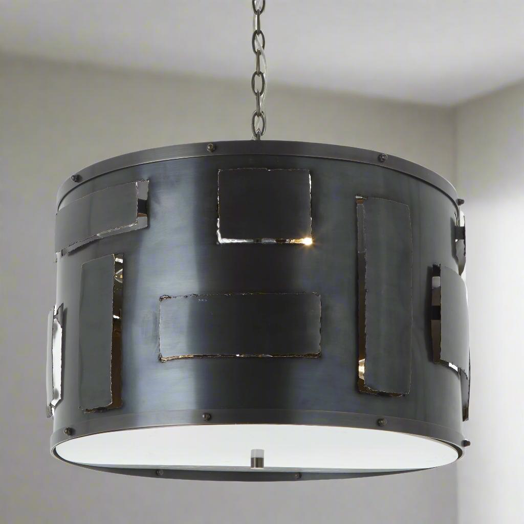 Colmar Antique Brass Pendant - RV Astley