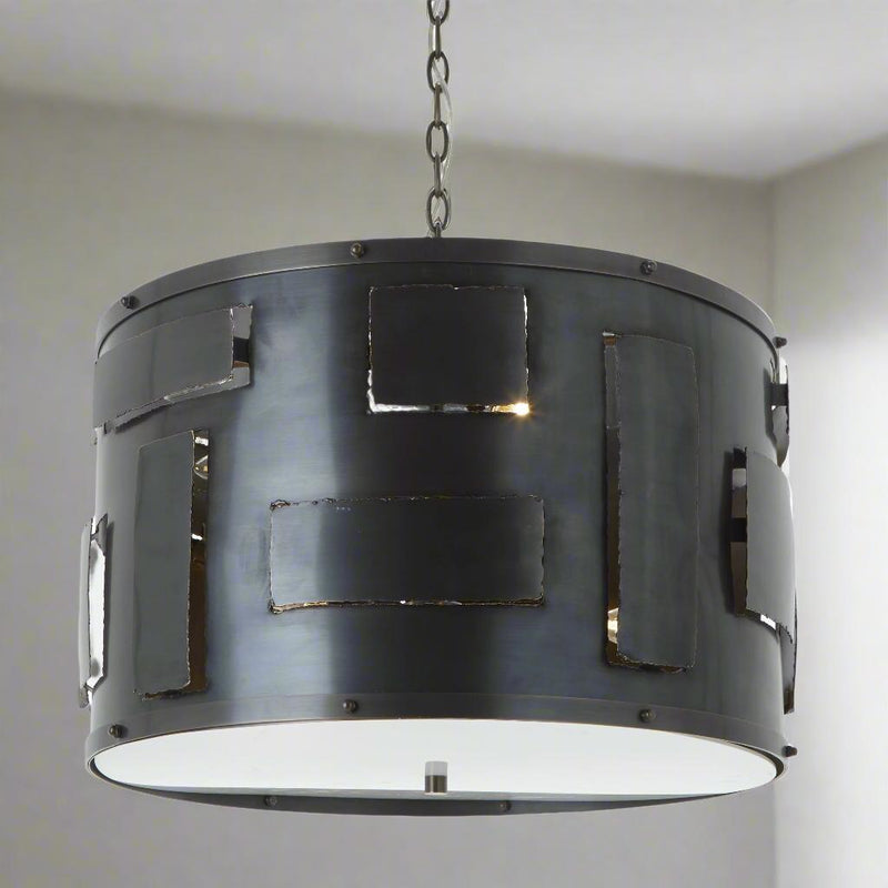 Colmar Antique Brass Pendant - RV Astley