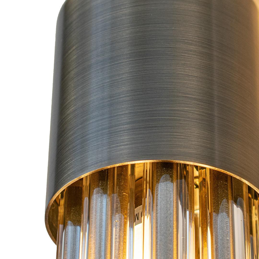 Colmar IP44 Wall Light - Antique Brass - RV Astley