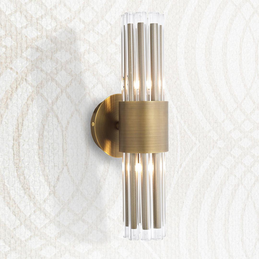 Colmar Wall Light - Antique Brass - RV Astley