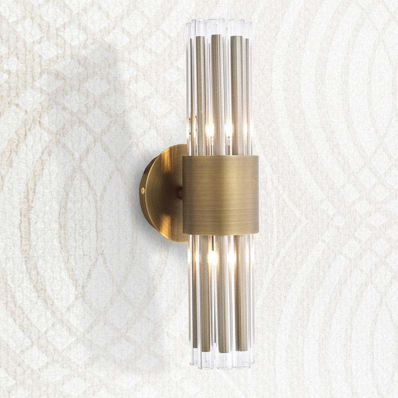 Colmar Wall Light - Antique Brass - RV Astley