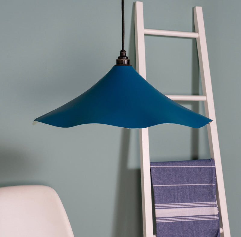 Smooth Brass Flora Pendant