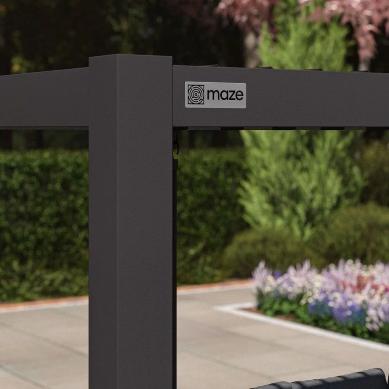 Como - 3m x 4m Garden Pergola Frame - Grey