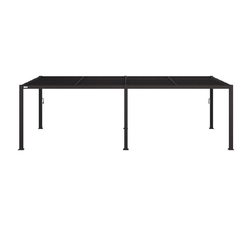 Como - 7.8m x 4m Garden Pergola - Frame Only Grey