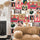 Connecting Frames Wallpaper - Cerise - Brand Mckenzie