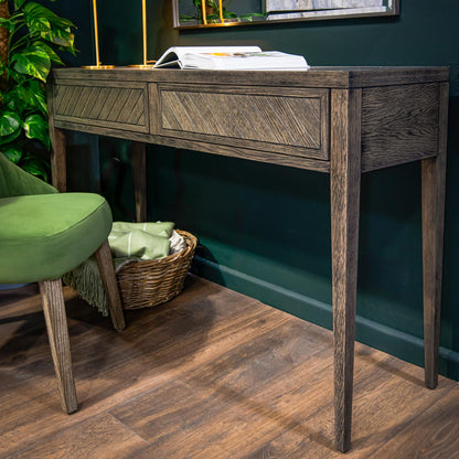Croft Brown Console Table - RV Astley