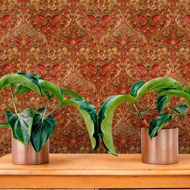 Da Mask Wallpaper - Carmine Lake