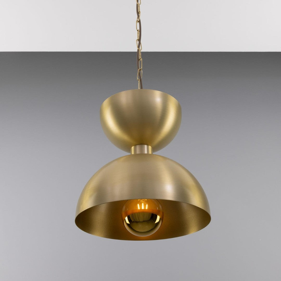Dallas Modern Brass Dome Pendant Light