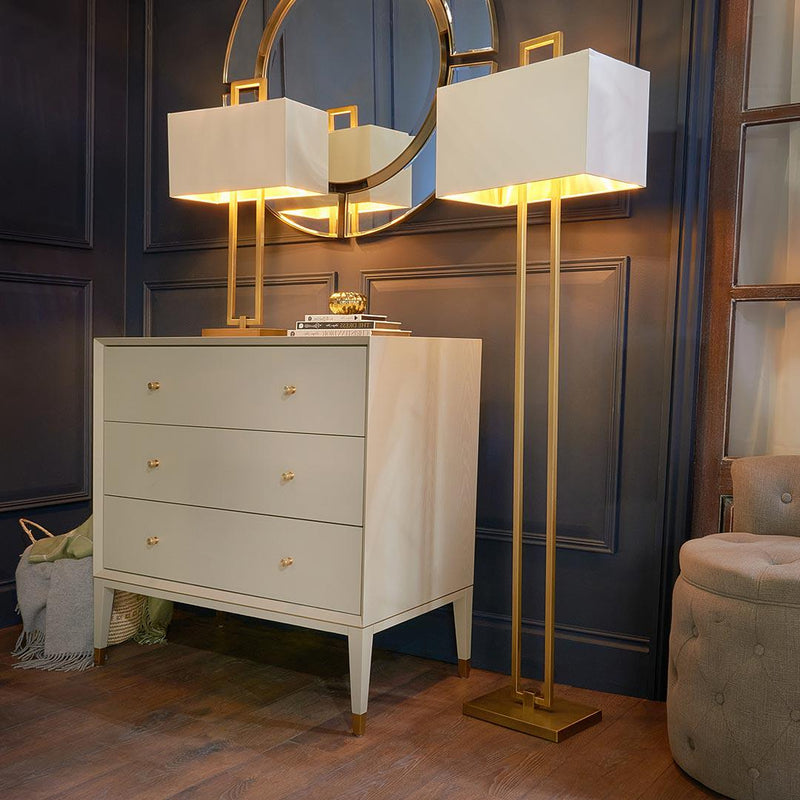 Danby Table Lamp - Antique Brass - RV Astley