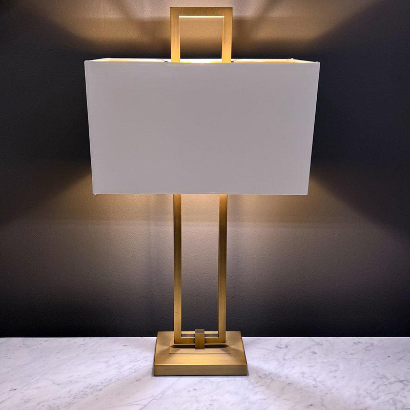 Danby Table Lamp - Antique Brass - RV Astley