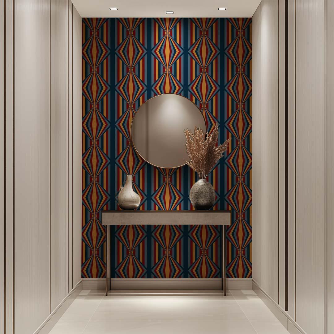 Deco Prism Wallpaper - Liberty James Studio