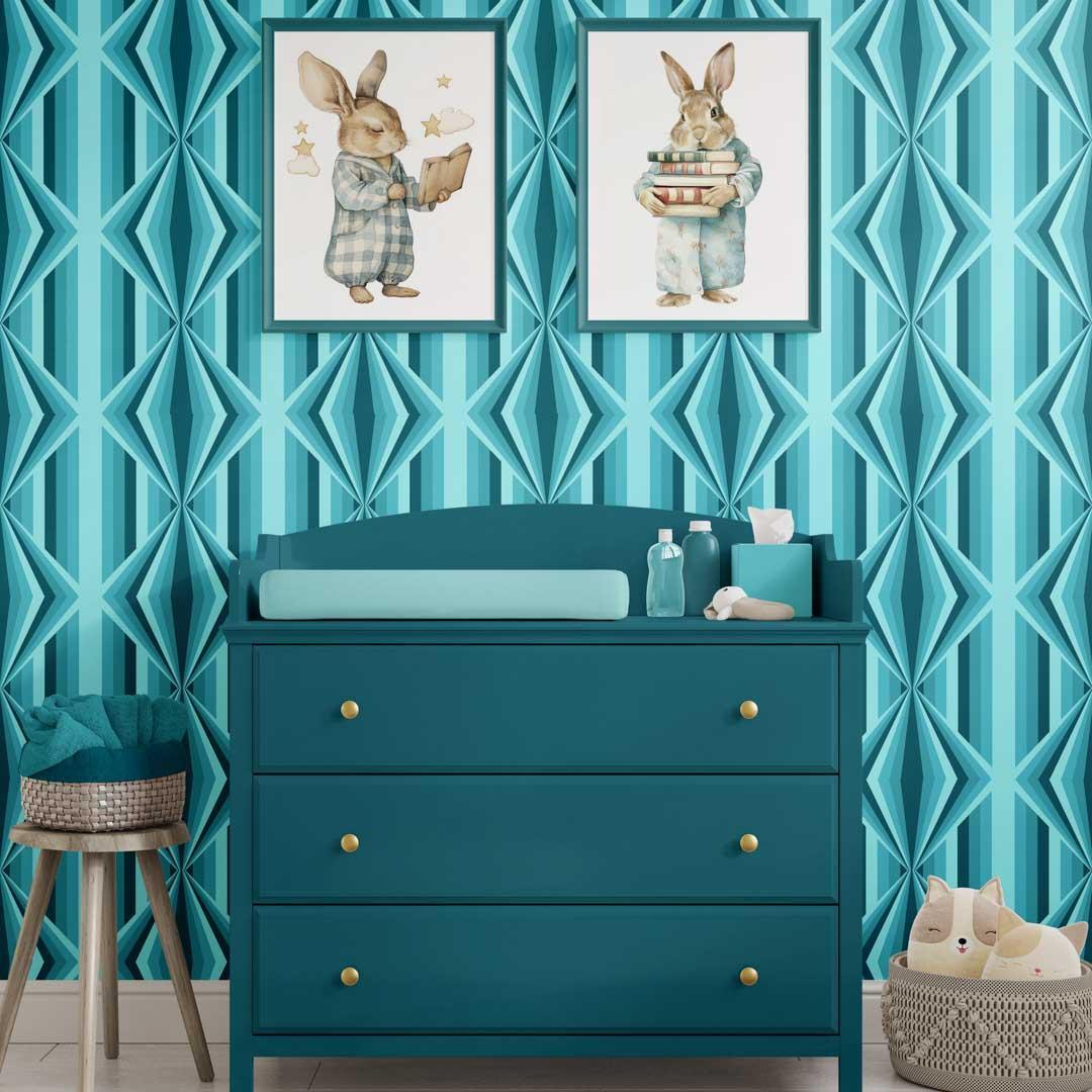 Deco Prism Wallpaper - Liberty James Studio