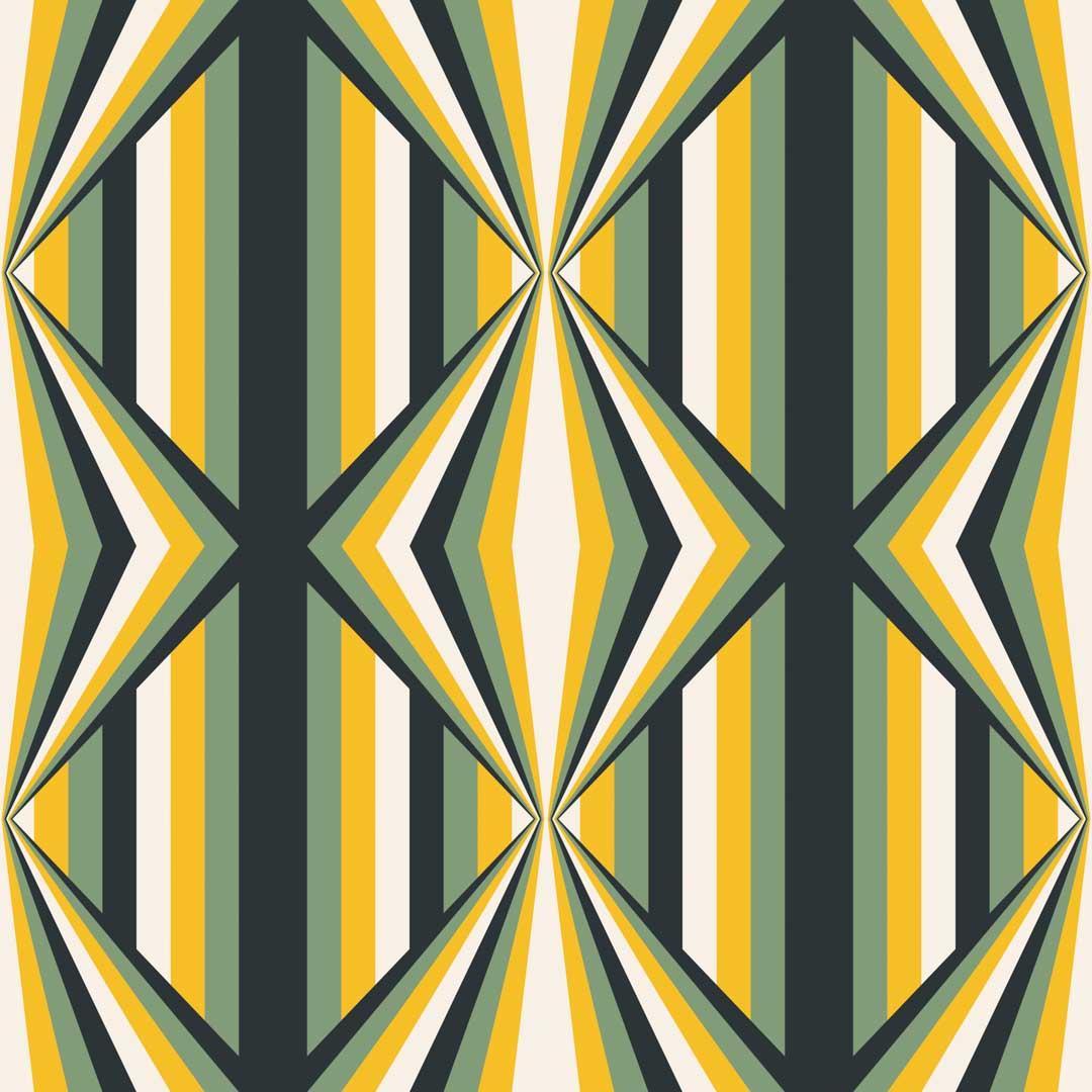 Deco Prism Wallpaper - Liberty James Studio