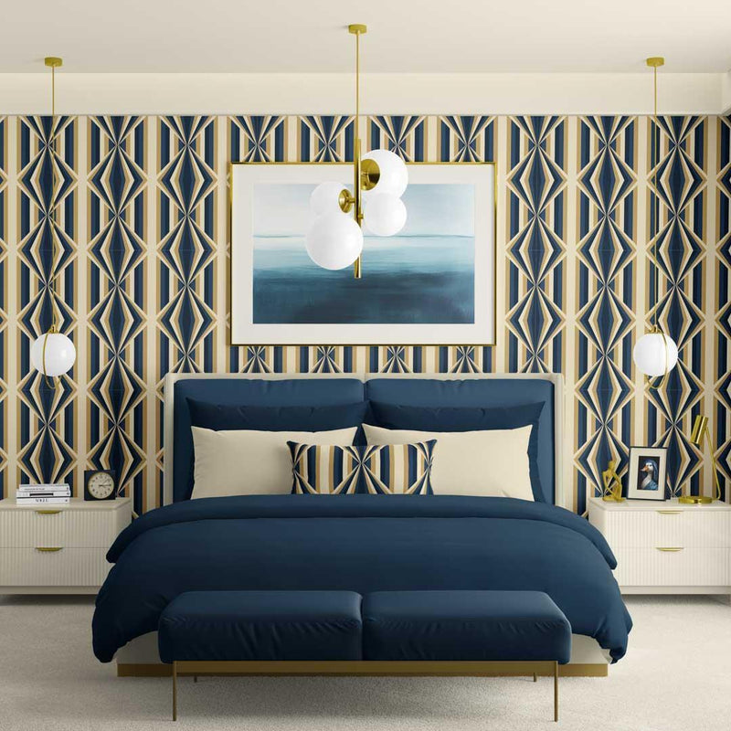 Deco Prism Wallpaper - Liberty James Studio