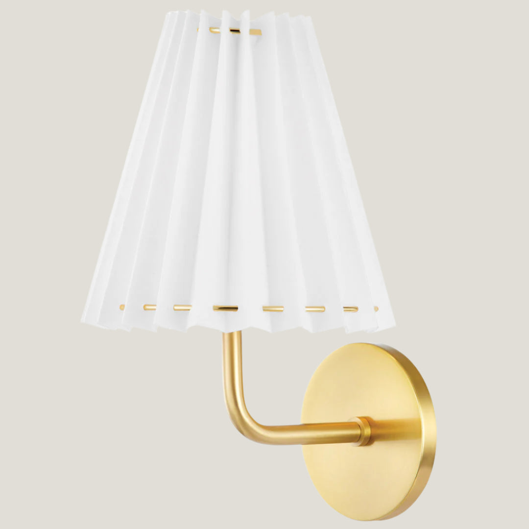 Demi Curved Wall Light - Aged Brass - Hudson Valley Lighting