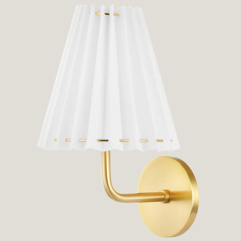 Demi Curved Wall Light - Aged Brass - Hudson Valley Lighting