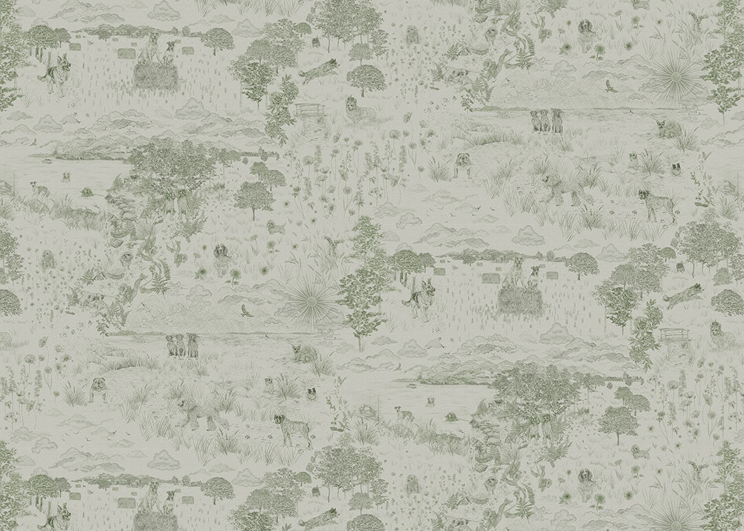 Dog Tales Wallpaper - 2.8m Drop